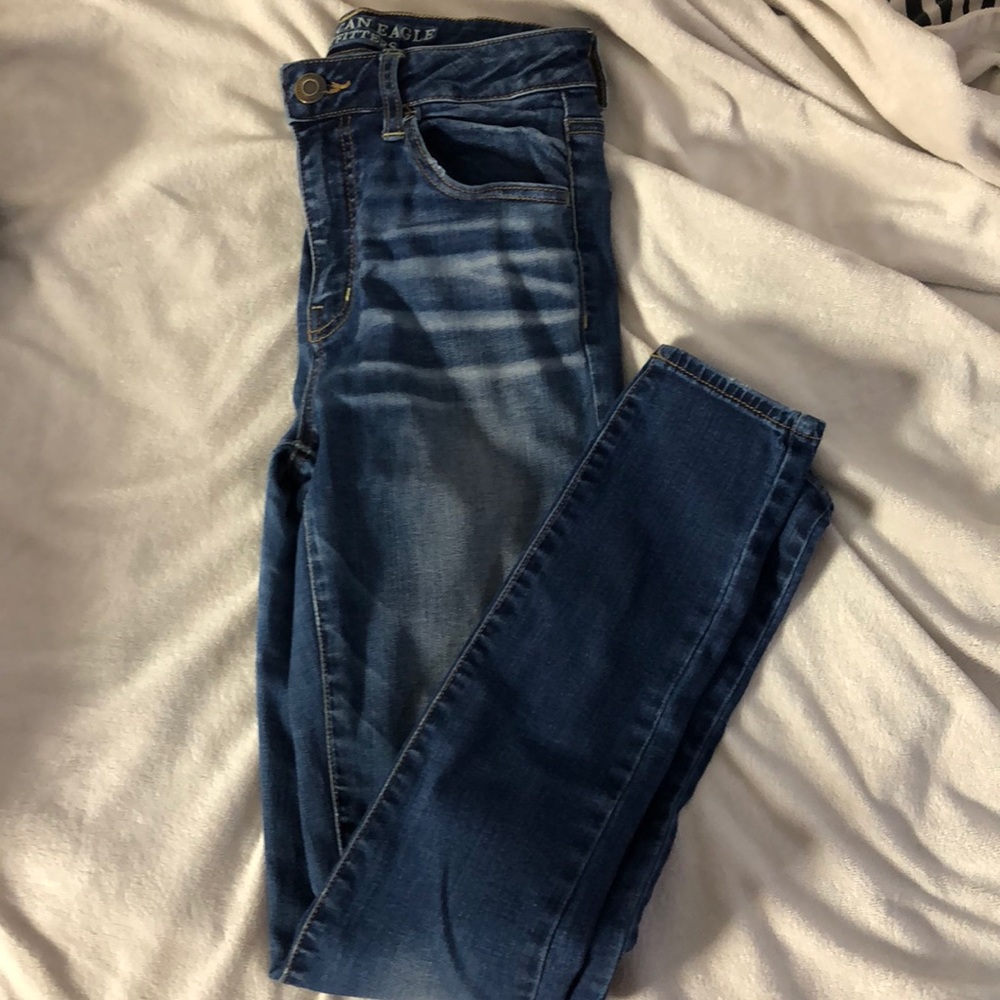 AE dark wash jeans